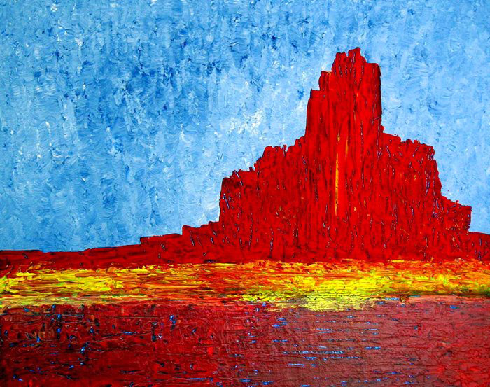Monument Valley painting - 2011 Monument Valley art painting